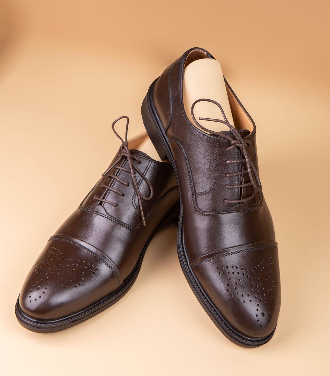Richelieu Marron perforé ref 128