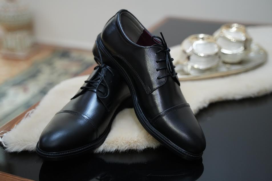 Derby Noir en Cuir