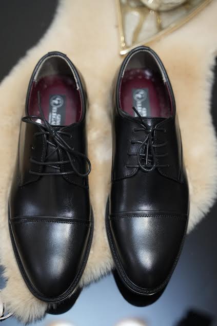 Derby Noir en Cuir