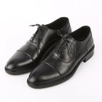 Richelieu Noir Cap-Toe en Cuir