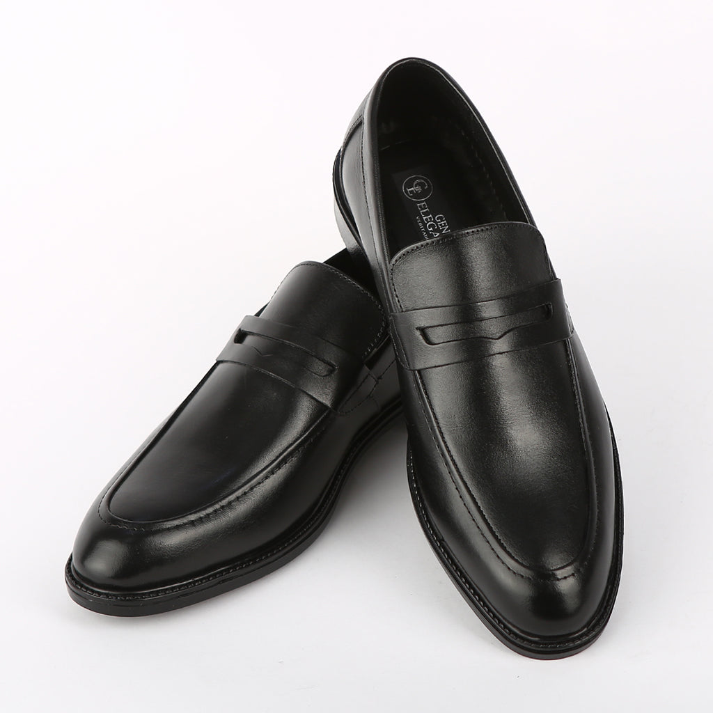 Mocassin collège Noir ref 127