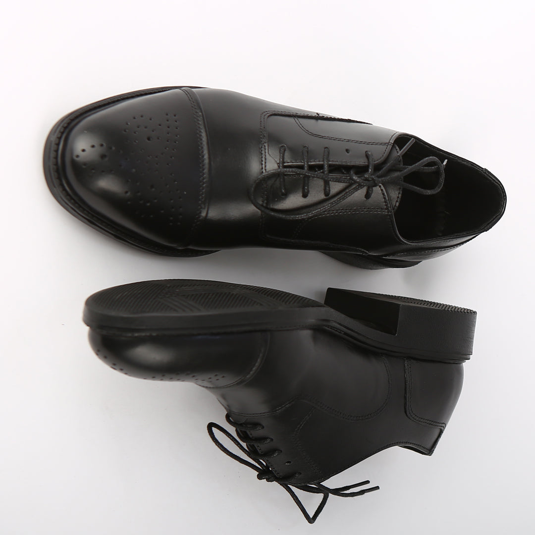 Richelieu Noir perforé ref 128