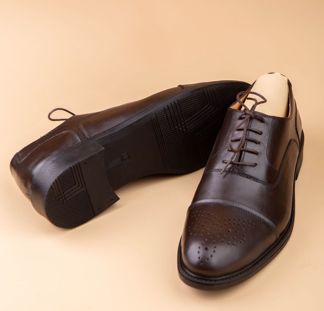 Richelieu Marron perforé ref 128