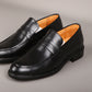 Mocassin collège Noir ref 127