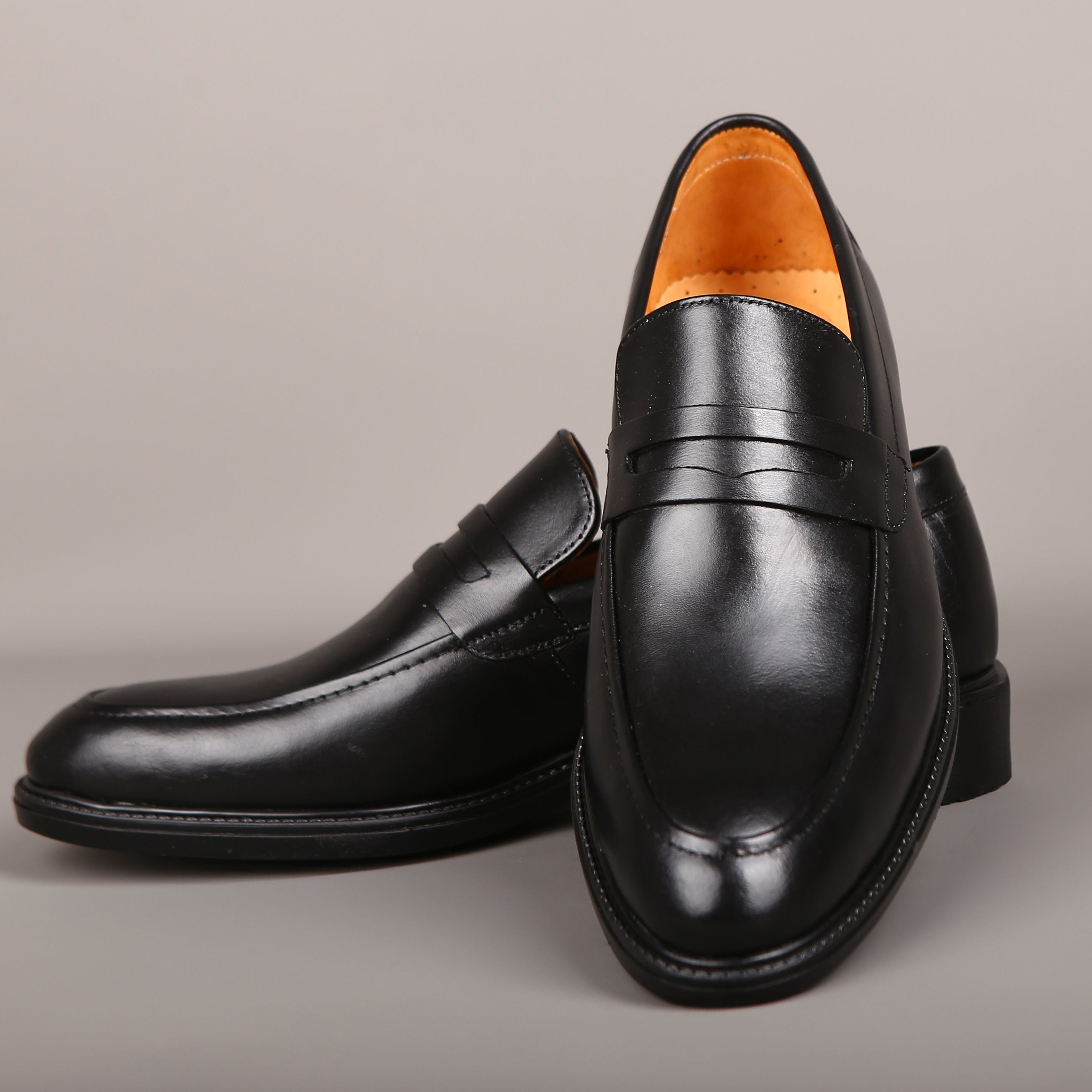 Mocassin collège Noir ref 127