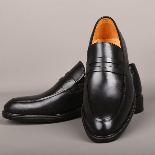 Mocassin collège Noir ref 127