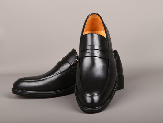 Mocassin collège Noir ref 127