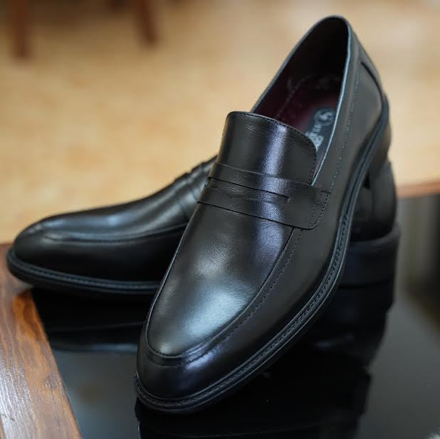 Mocassin collège Noir ref 127